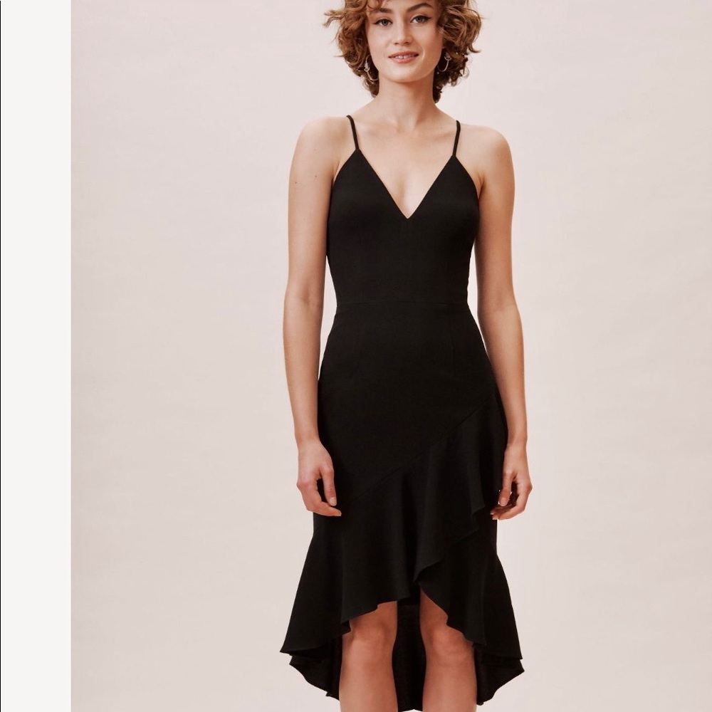 Anthropologie Dres the Population Black dress sz s